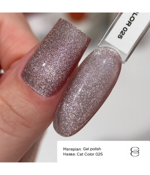 Гель-лак Gemely Cat color №025, 6 мл HEMA/TPO free